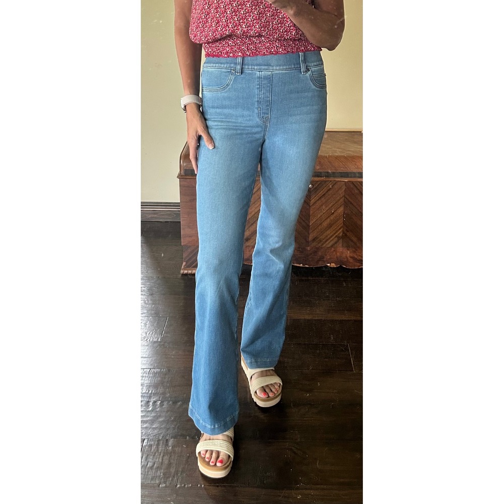 SPANX Pull On Stretch Flare Jeans Medium 6/8